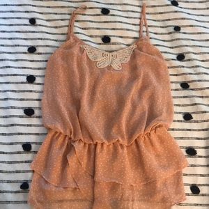 Peach tank top